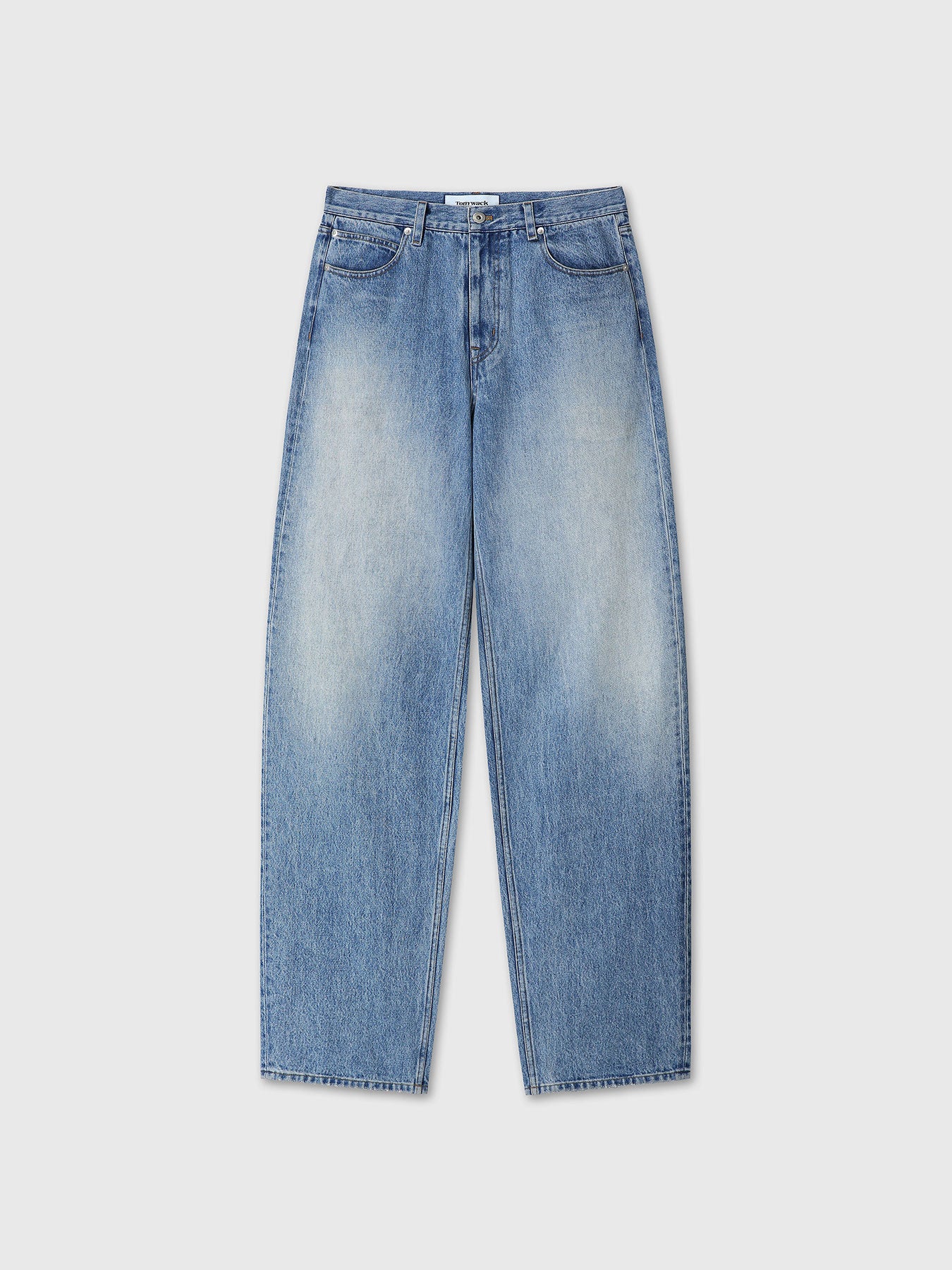 Tonywack - Loose Tapered Denim Jeans (Vintage Washed Blue) product image 9 | TRAB K-Fashion Australia