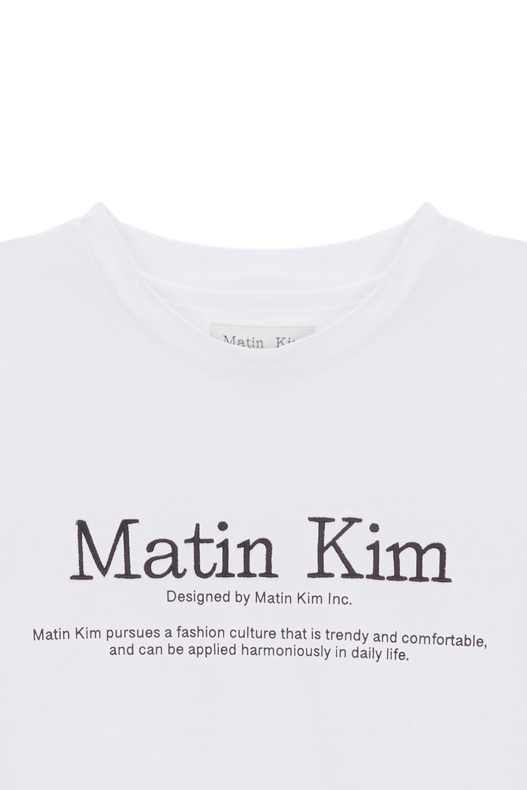 Matin Kim - Matin Heritage Crop Top (White) product image 3 | TRAB K-Fashion Australia