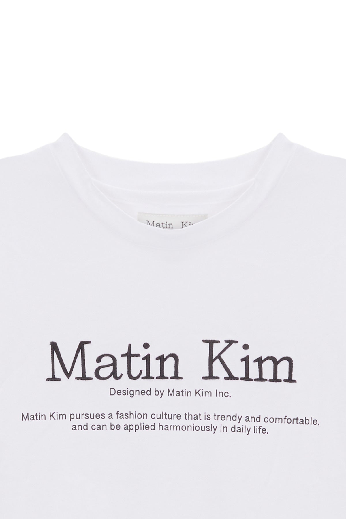 Matin Kim - Matin Heritage Crop Top (White) product image 3 | TRAB K-Fashion Australia