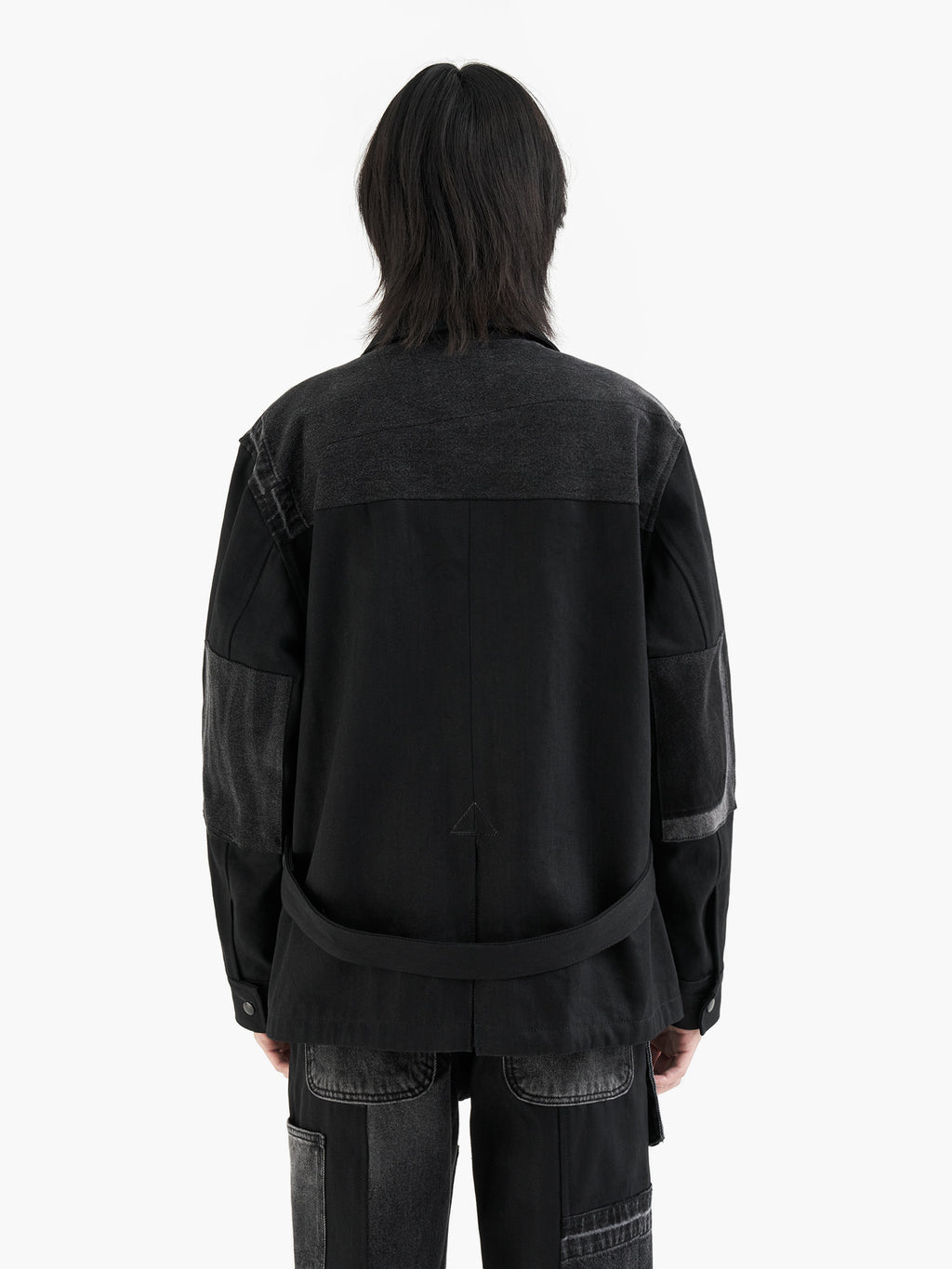 Jiyong Kim - Re-worked Denim Jacket (Black) product image 7 | TRAB K-Fashion Australia