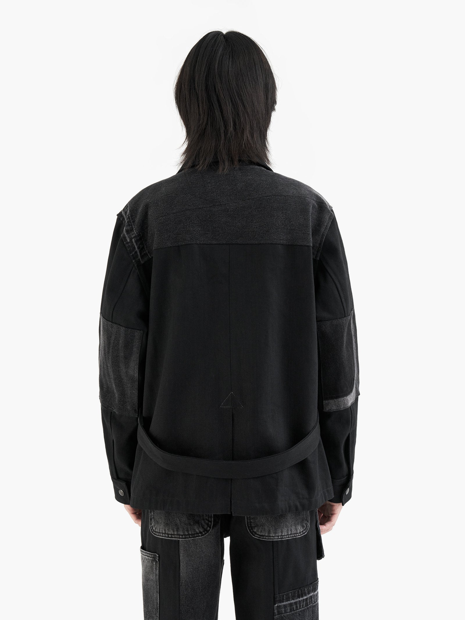 Jiyong Kim - Re-worked Denim Jacket (Black) product image 7 | TRAB K-Fashion Australia