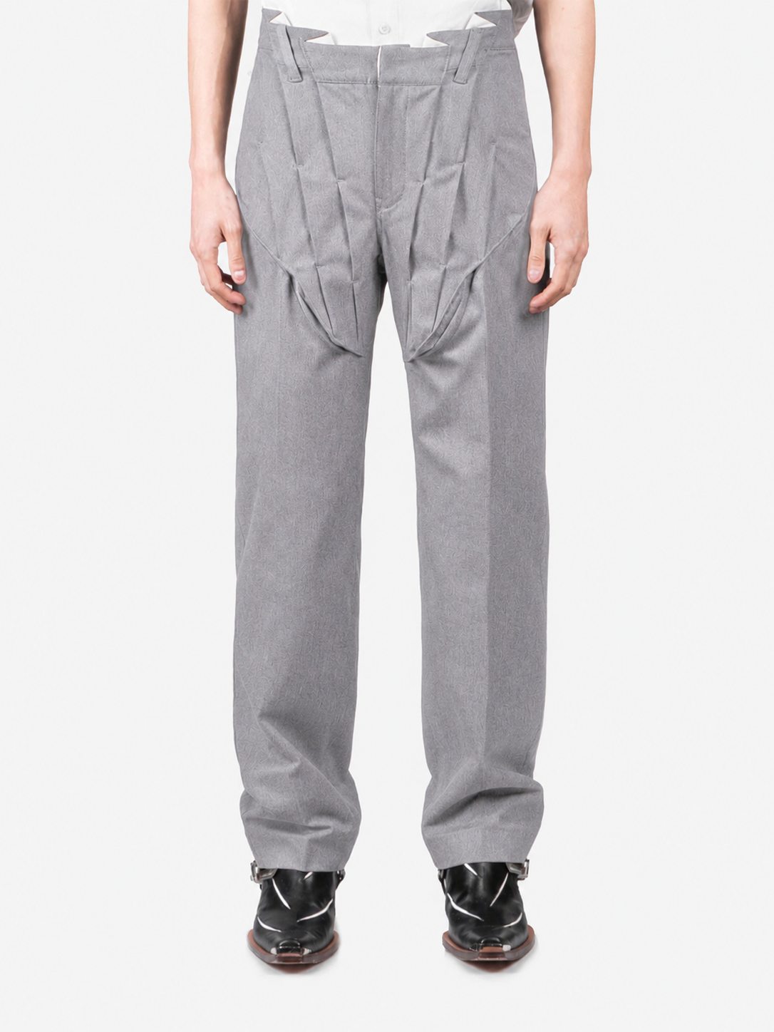 Juntae Kim - Gathered Corset Slacks (OC2) product image 1 | TRAB K-Fashion Australia