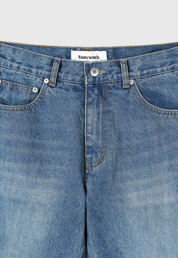 Tonywack - Layered Denim Jeans (Washed Blue) product image 9 | TRAB K-Fashion Australia