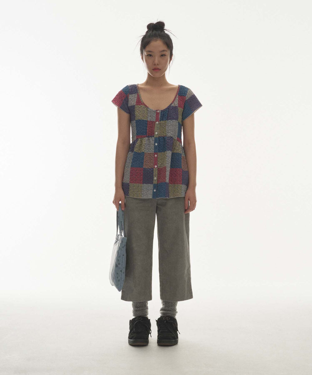 Coyseio - Double Capri Pants (Light Grey) product image 4 | TRAB K-Fashion Australia