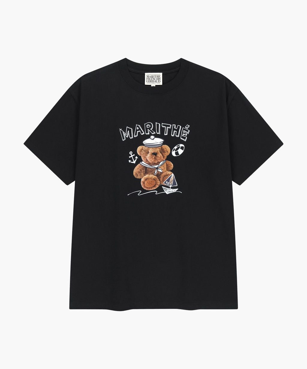 Marithe & Francois Girbaud - Marine Drawing Doodle Graphic Tee (Black) product image 6 | TRAB K-Fashion Australia