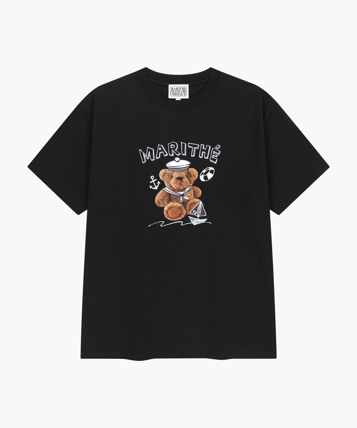 Marithe & Francois Girbaud - Marine Drawing Doodle Graphic Tee (Black) product image 6 | TRAB K-Fashion Australia