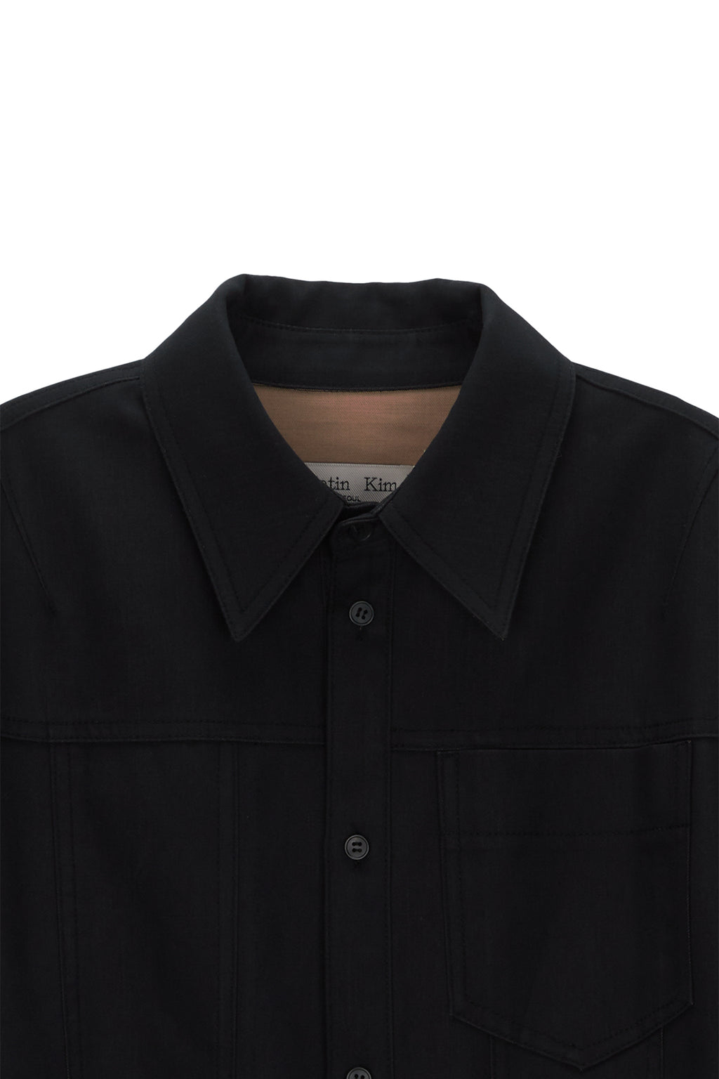 Matin Kim - Utility Button Up Jumpsuit (Black) product image 3 | TRAB K-Fashion Australia