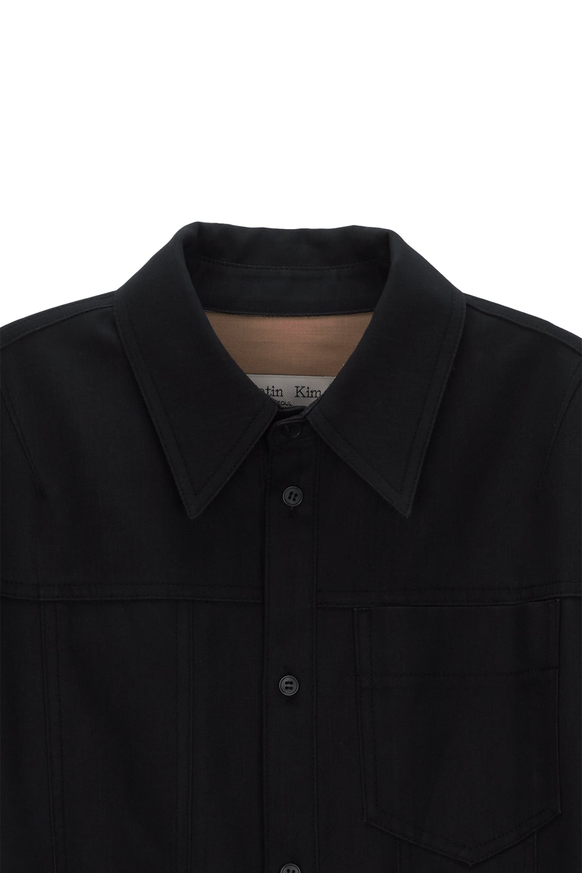 Matin Kim - Utility Button Up Jumpsuit (Black) product image 3 | TRAB K-Fashion Australia