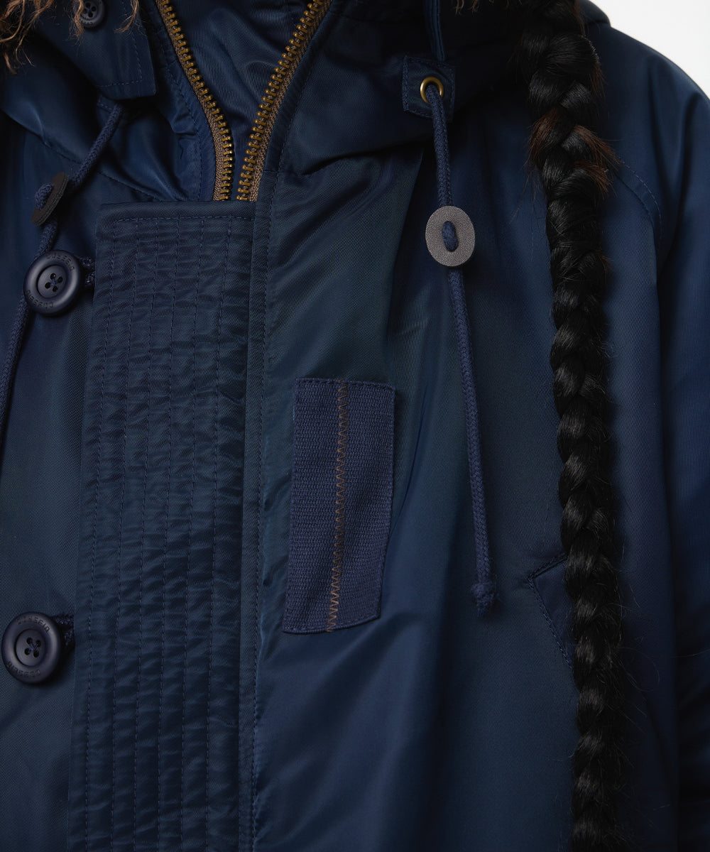 Coyseio - Hooded Field Down Jacket (Navy) product image 8 | TRAB K-Fashion Australia