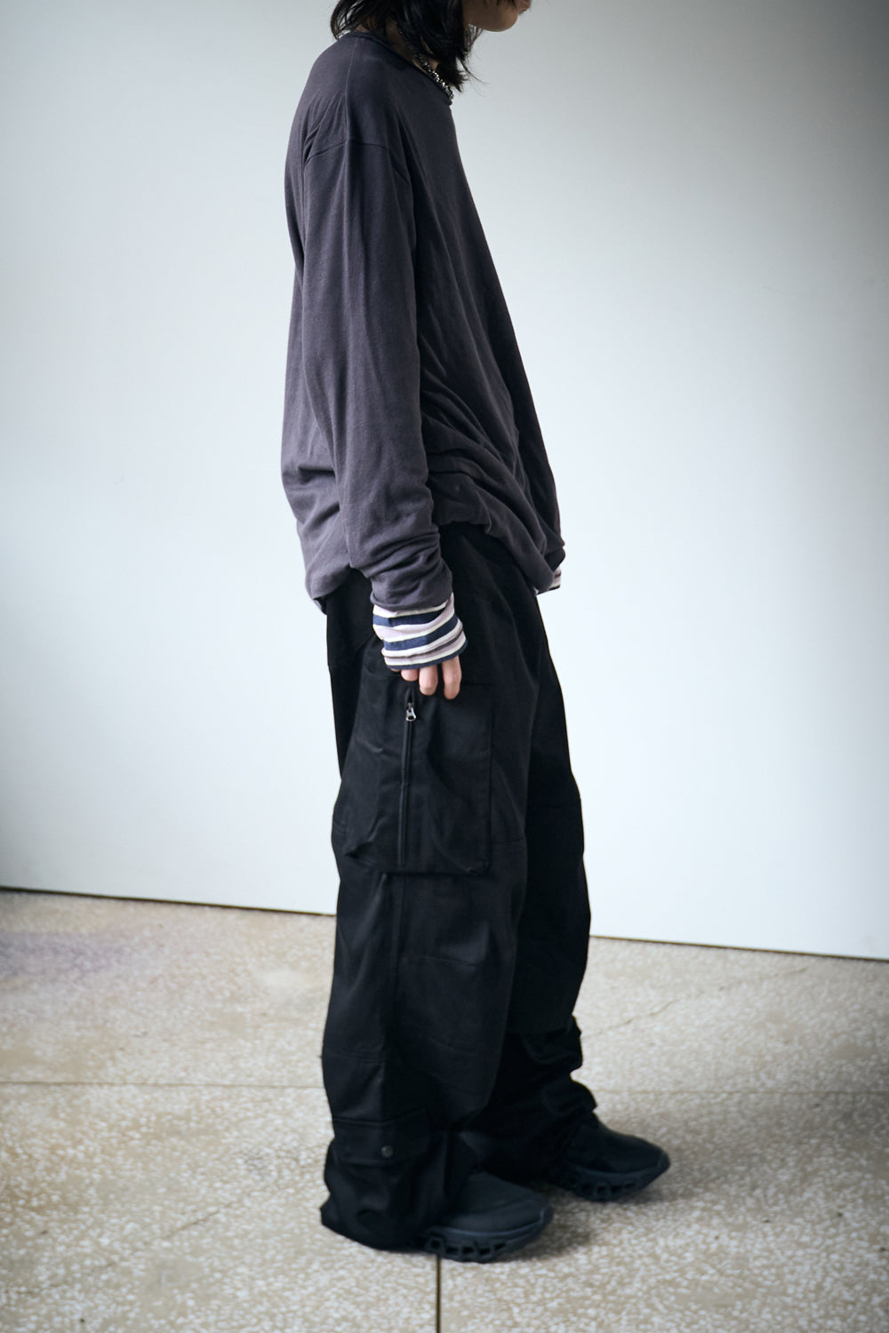 Hatchingroom - Zip Cargo Work Pants (Black) product image 11 | TRAB K-Fashion Australia