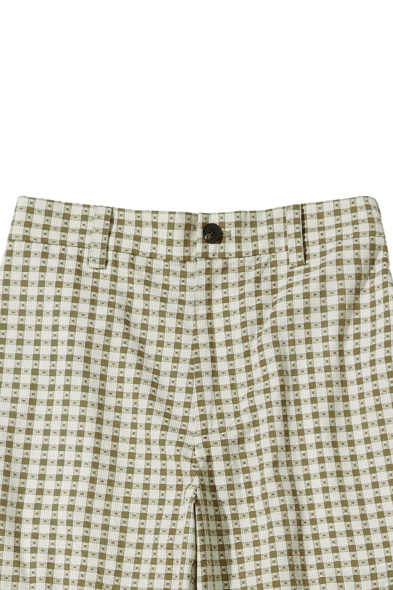 Deinet - Deinet Check Cargo String Pants (Beige) product image 3 | TRAB K-Fashion Australia
