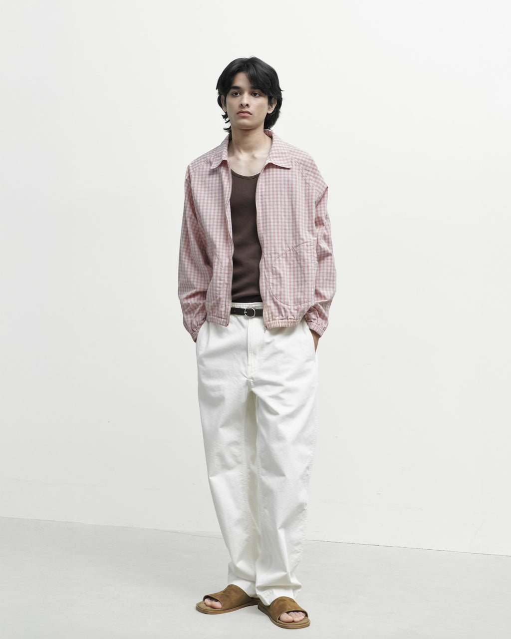 Brownyard - Check Blouson (Pink) product image 1 | TRAB K-Fashion Australia