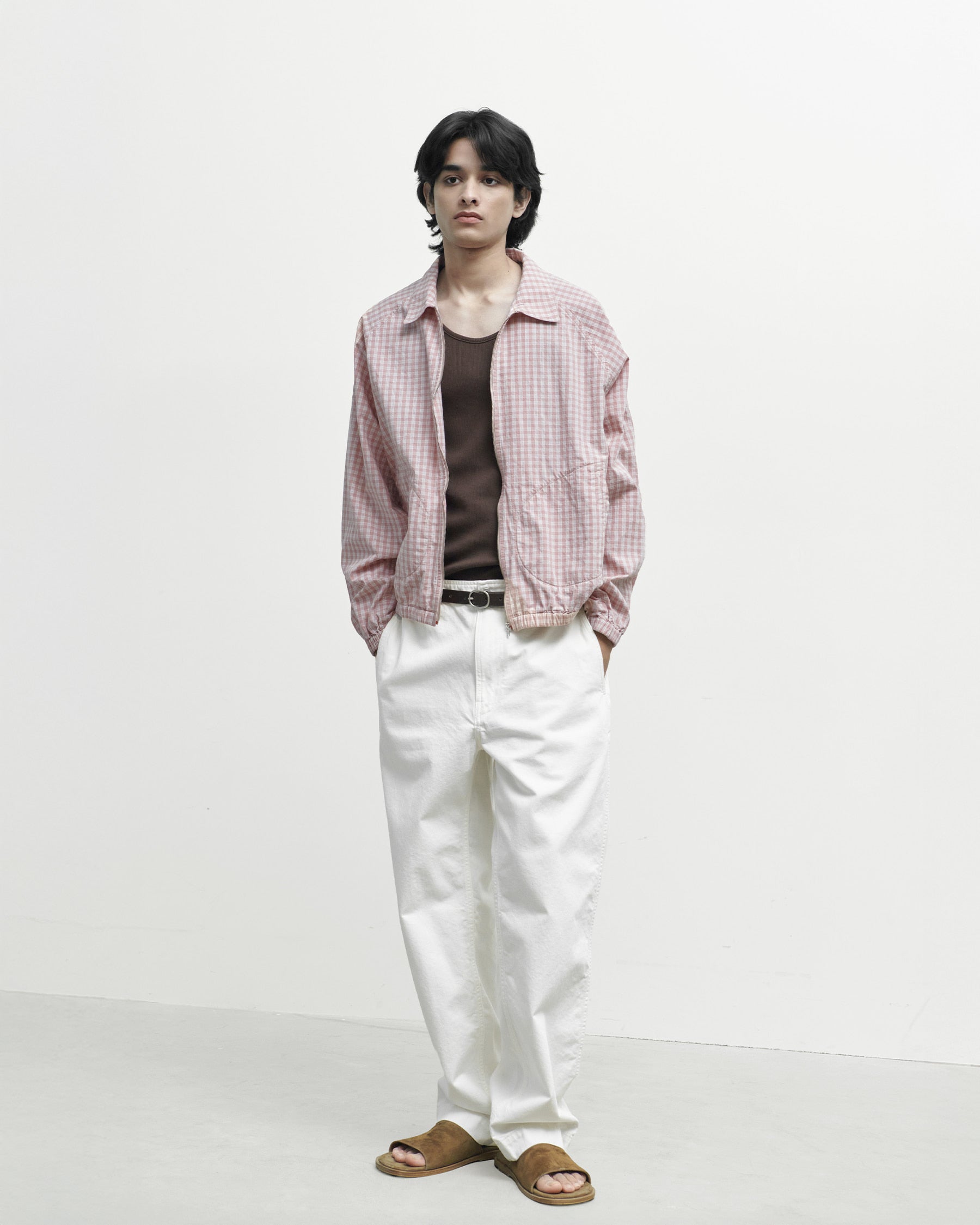 Brownyard - Check Blouson (Pink) product image 1 | TRAB K-Fashion Australia