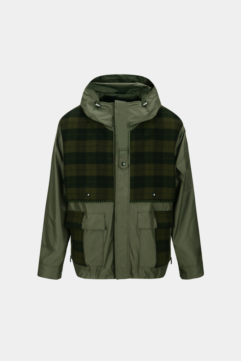 Andersson Bell - Unisex Check Layered Jumper (Khaki) product image 12 | TRAB K-Fashion Australia