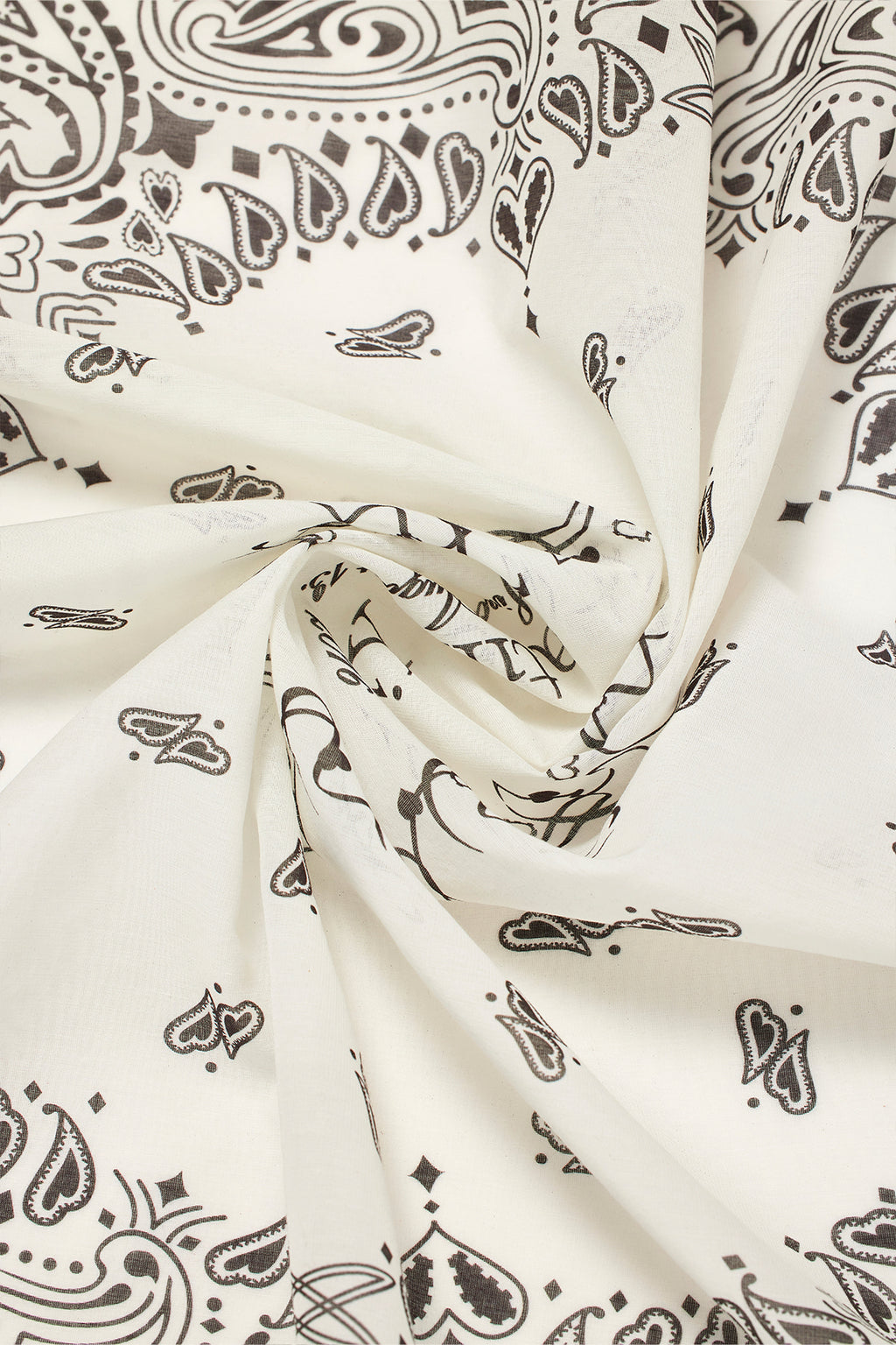 Matin Kim - Matin Vintage Printed Bandana (Ivory) product image 4 | TRAB K-Fashion Australia