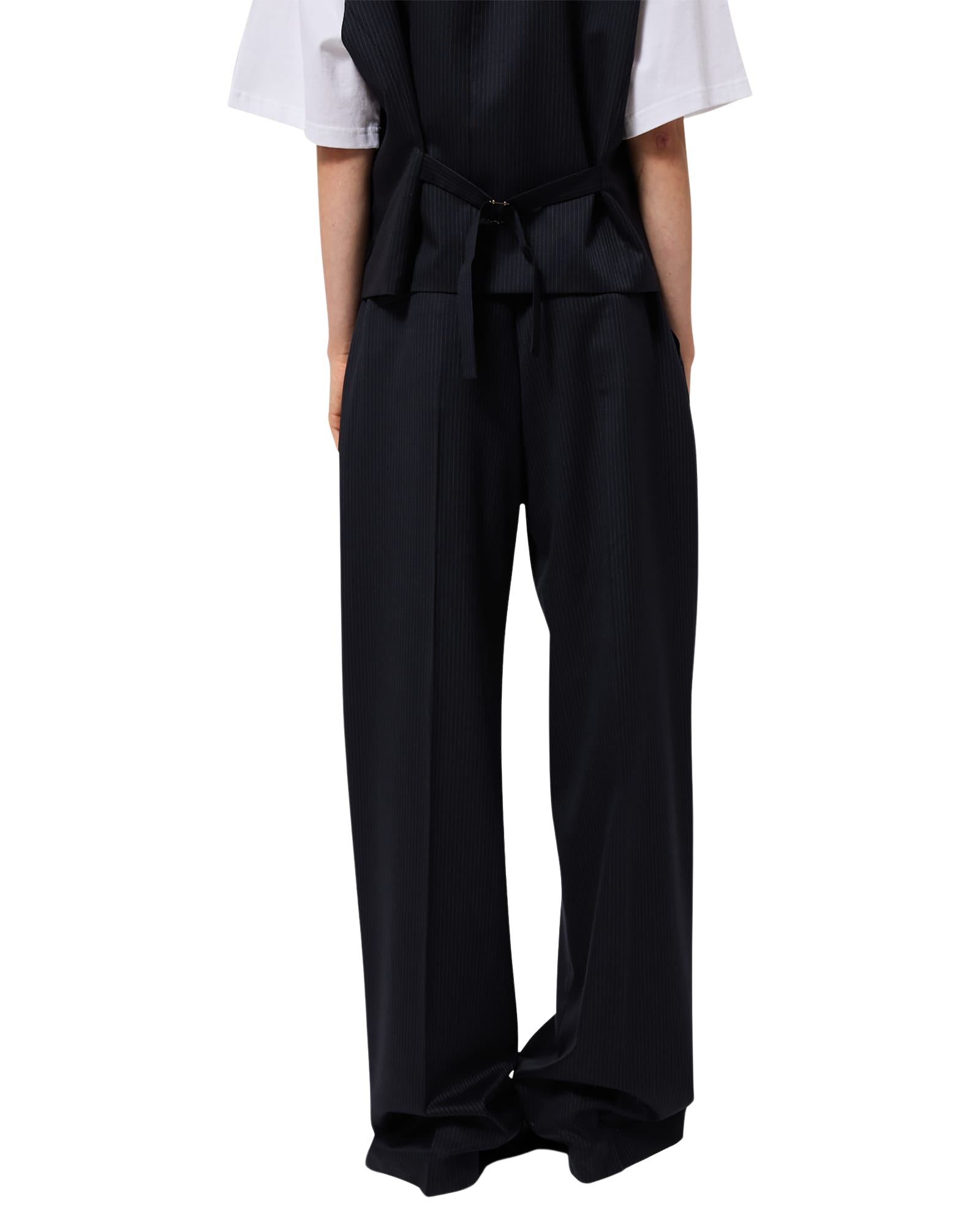 Kimhe Kim - Belted Wide Pants (Navy) product image 12 | TRAB K-Fashion Australia