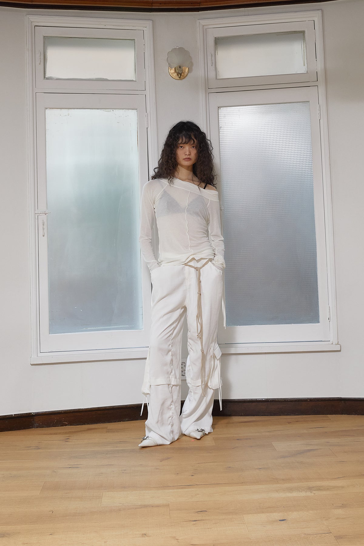 Matin Kim - Wide Neck Raglan Long Sleeve (Ivory) product image 9 | TRAB K-Fashion Australia