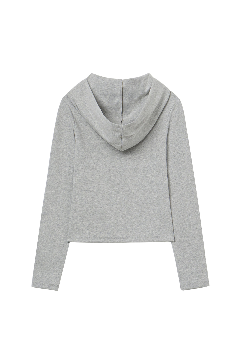 Deinet - Basic Slim Hoodie (Melange Grey) product image 2 | TRAB K-Fashion Australia