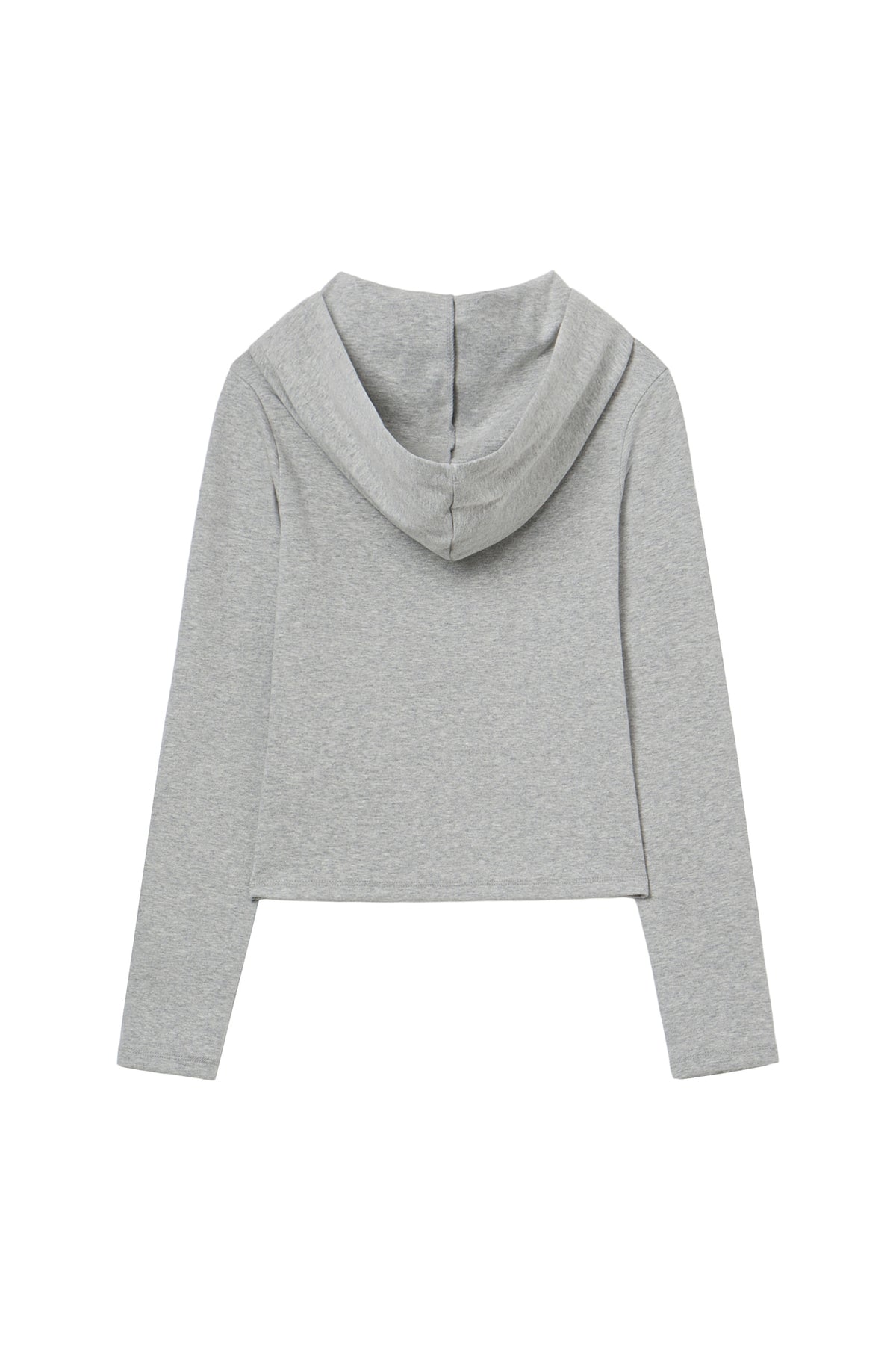 Deinet - Basic Slim Hoodie (Melange Grey) product image 2 | TRAB K-Fashion Australia