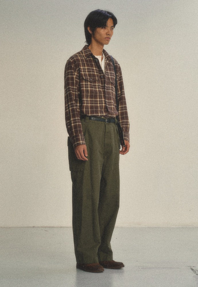 Art if acts - M-43 HBT Cargo Trousers (Olive) product image 1 | TRAB K-Fashion Australia