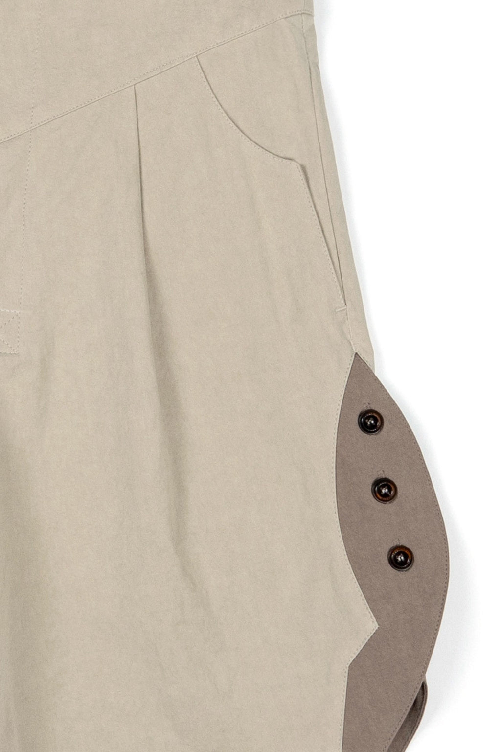Ioedle - Rocket Slit Shorts (Beige) product image 7 | TRAB K-Fashion Australia