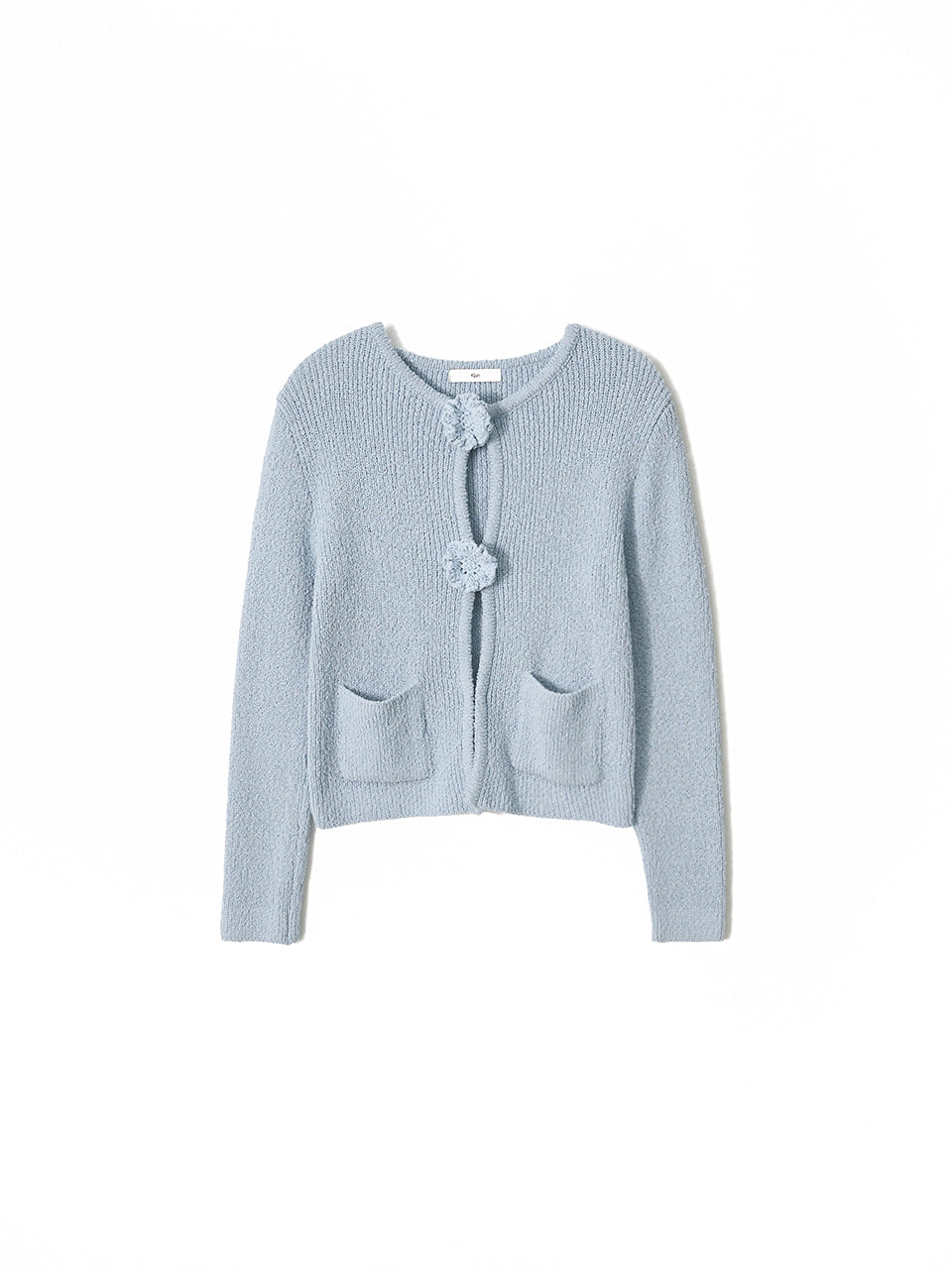 Kijun - Double Corsage Cardigan (Sky Blue) product image 8 | TRAB K-Fashion Australia