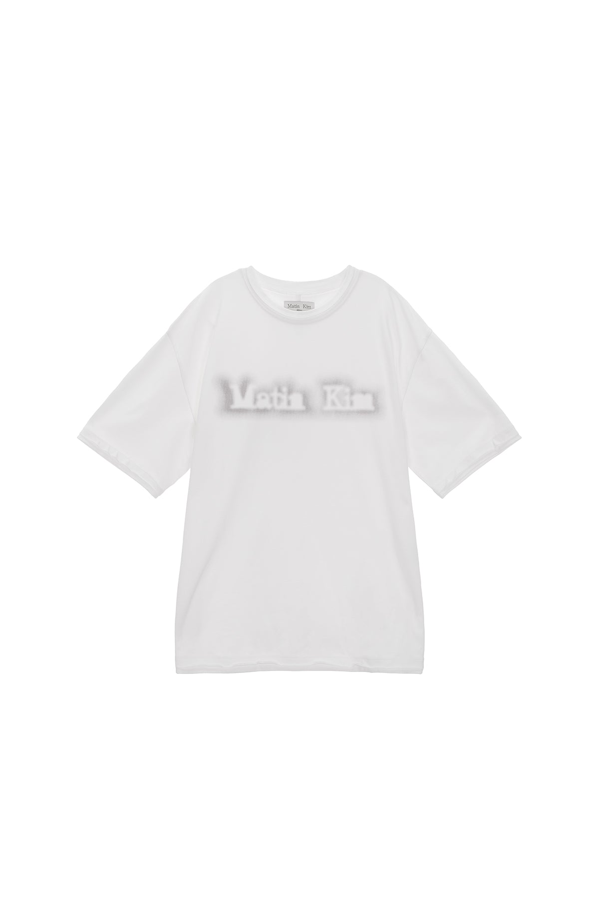 Matin Kim - Matin Shade Logo Top (White) product image 1 | TRAB K-Fashion Australia