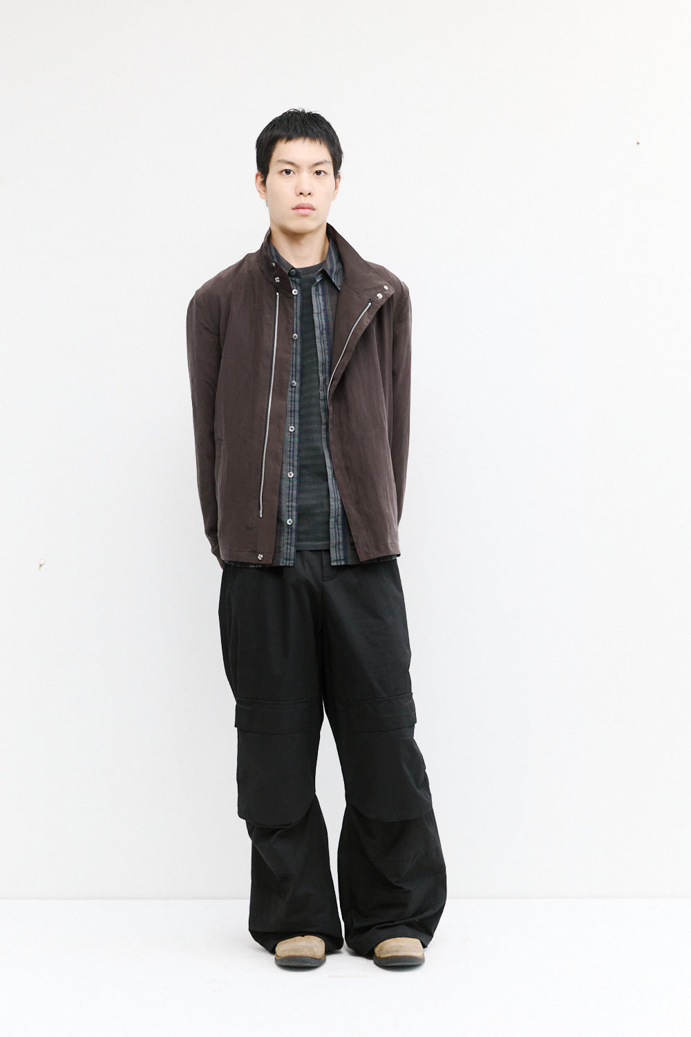 Hatchingroom - High Neck Shirket (Burgundy) product image 9 | TRAB K-Fashion Australia