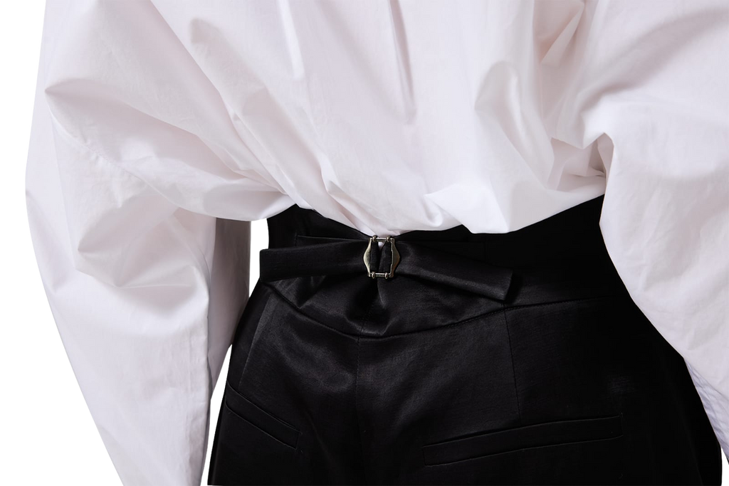 Kimhe Kim - Belted Wide Pants (Black) product image 11 | TRAB K-Fashion Australia