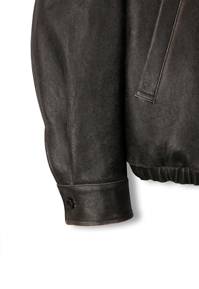 Art if acts - Vintage Leather Swing Jacket (Vintage Wood) product image 11 | TRAB K-Fashion Australia