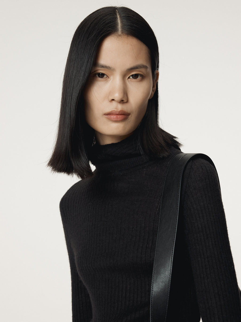 Recto - Hairy Balaclava Knit Top (Black) product image 5 | TRAB K-Fashion Australia