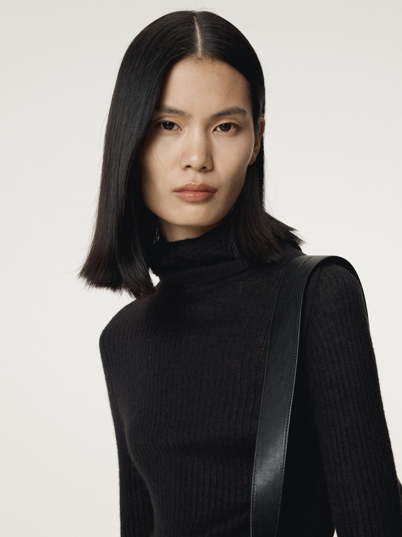Recto - Hairy Balaclava Knit Top (Black) product image 5 | TRAB K-Fashion Australia