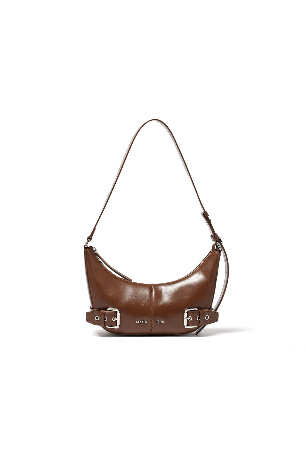 Matin Kim - Belted Shoulder Bag (Brown) product image 1 | TRAB K-Fashion Australia