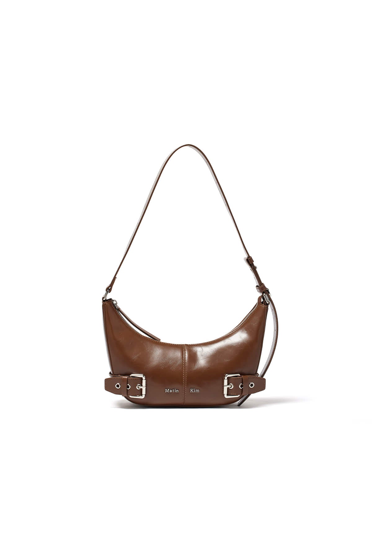 Matin Kim - Belted Shoulder Bag (Brown) product image 1 | TRAB K-Fashion Australia