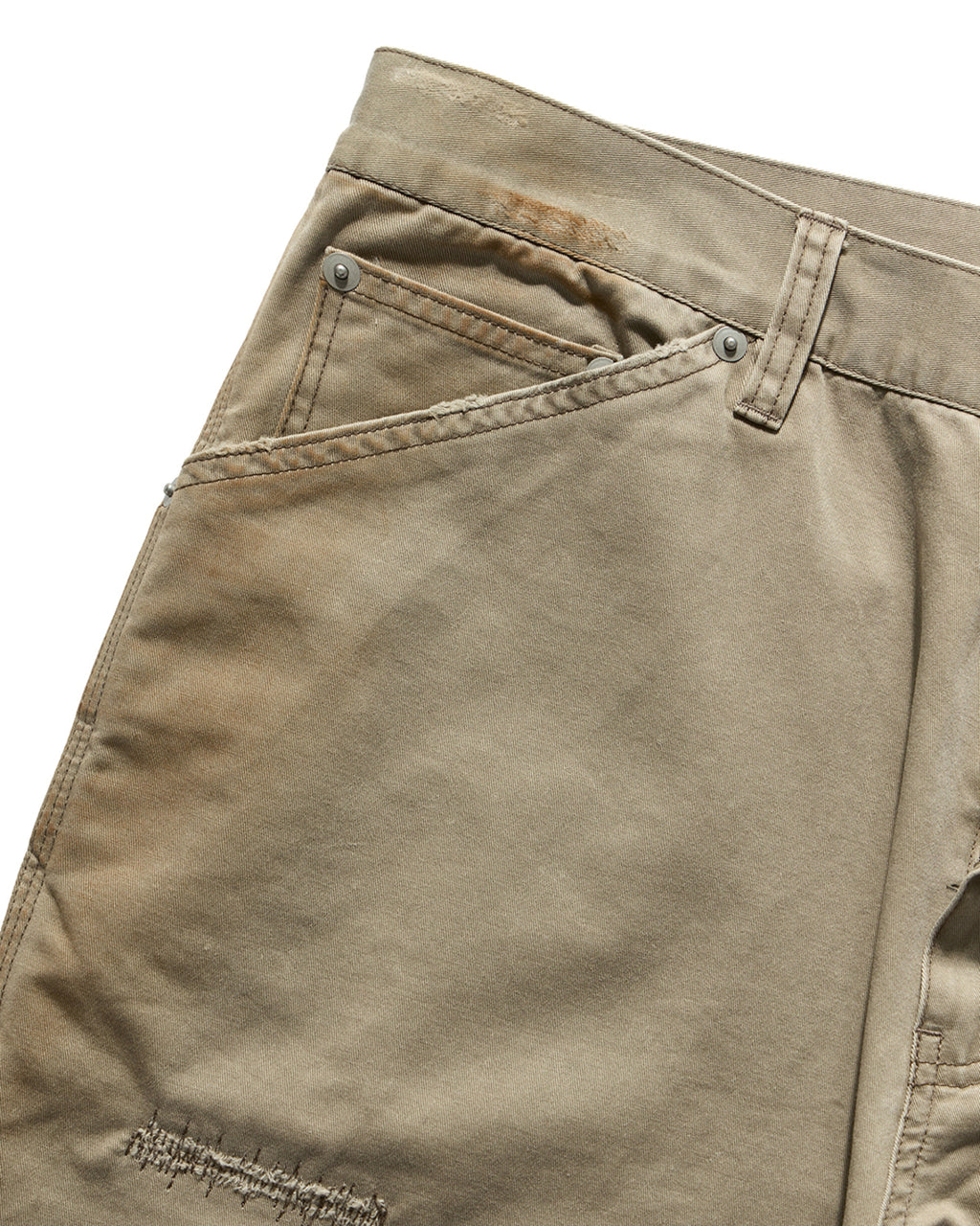 Eastlogue - Damaged Carpenter Pants (Vintage Beige) product image 8 | TRAB K-Fashion Australia