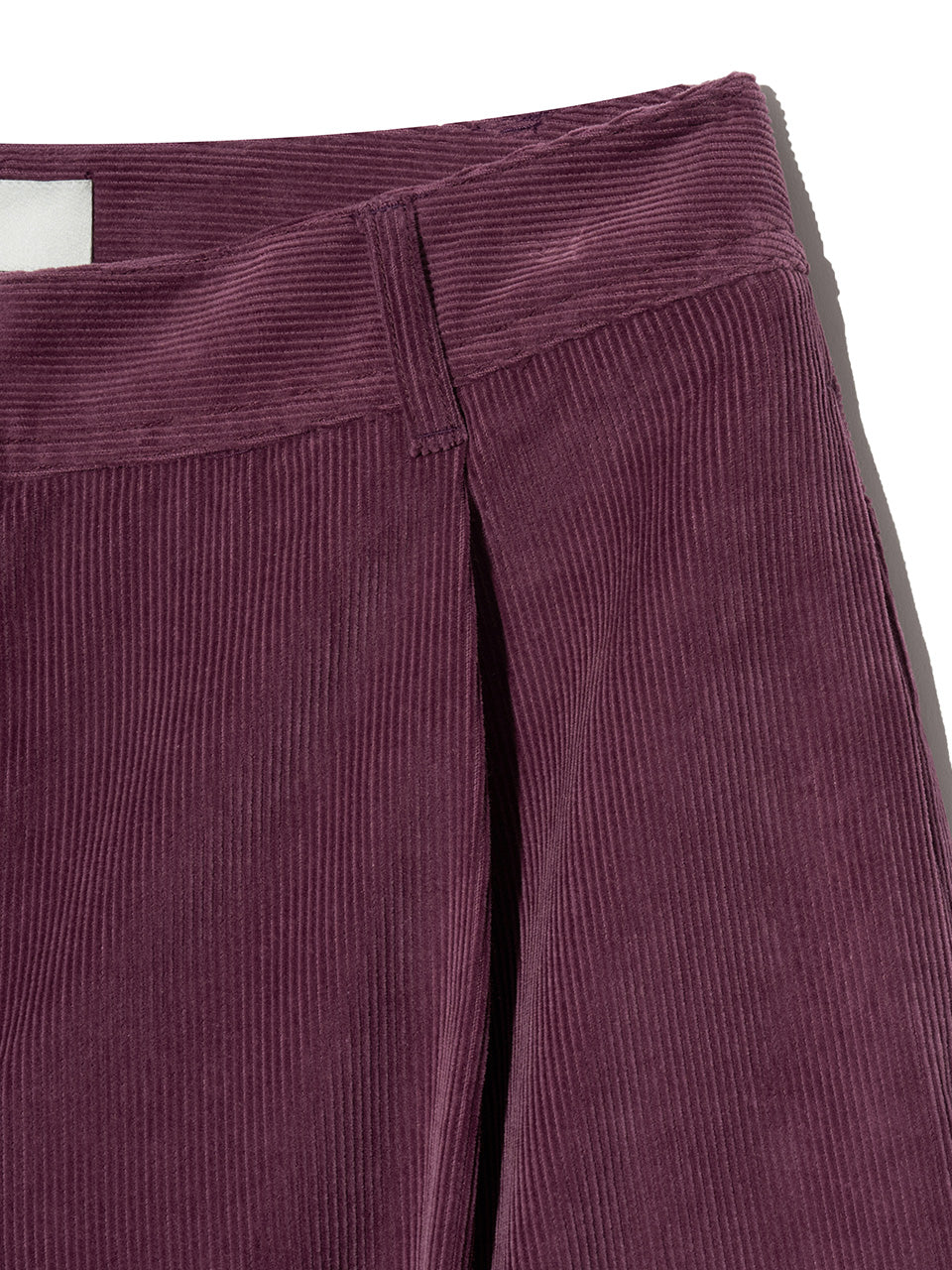 Kijun - Corduroy Wide Tuck Pants (Burgundy) product image 9 | TRAB K-Fashion Australia