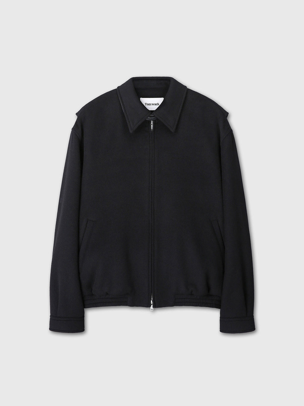 Tonywack - Wool And Silk Blouson Jacket (Black) product image 9 | TRAB K-Fashion Australia