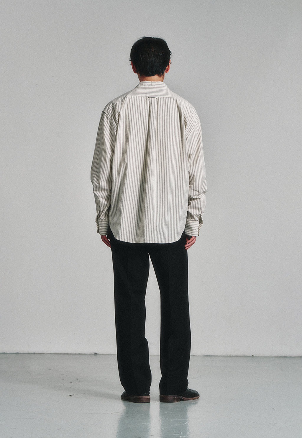 Art if acts - Wool One Tuck Trousers (Black) product image 4 | TRAB K-Fashion Australia