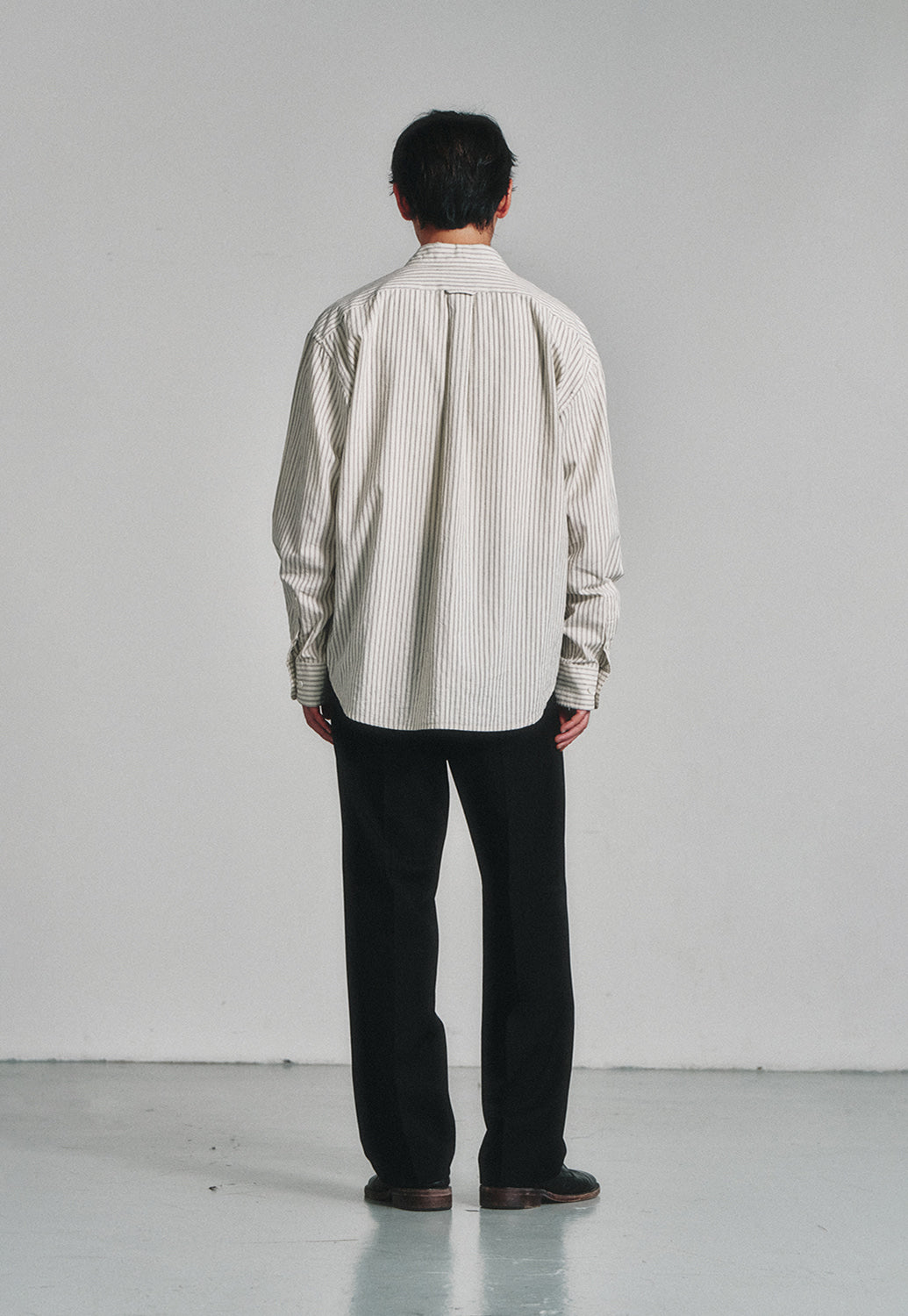 Art if acts - Wool One Tuck Trousers (Black) product image 4 | TRAB K-Fashion Australia