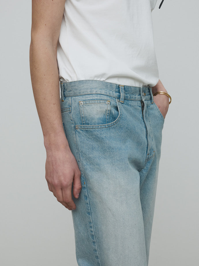 Tonywack - Flared Leg Denim Jeans (Washed Light Blue) product image 7 | TRAB K-Fashion Australia