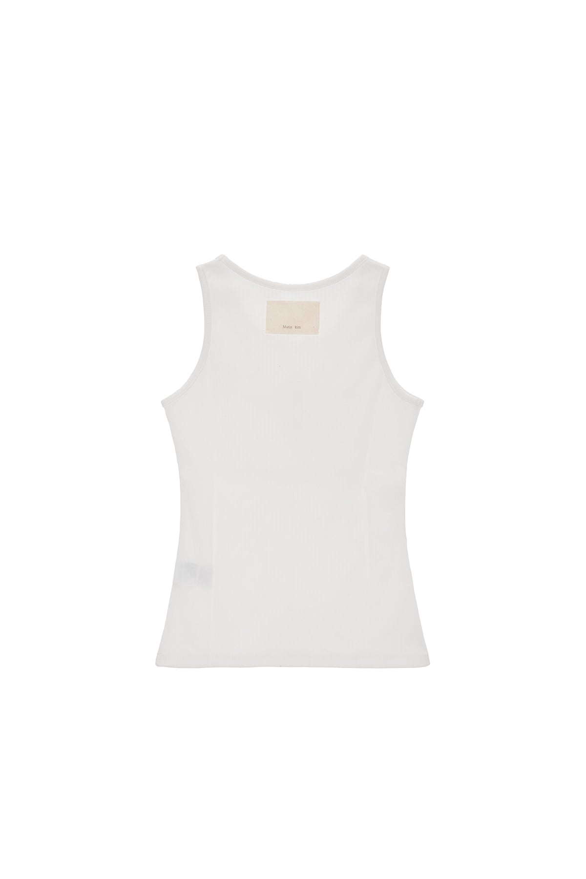 Matin Kim - [Pre-Order – Ships June 30] Pintuck Sleeveless Top (White) product image 2 | TRAB K-Fashion Australia