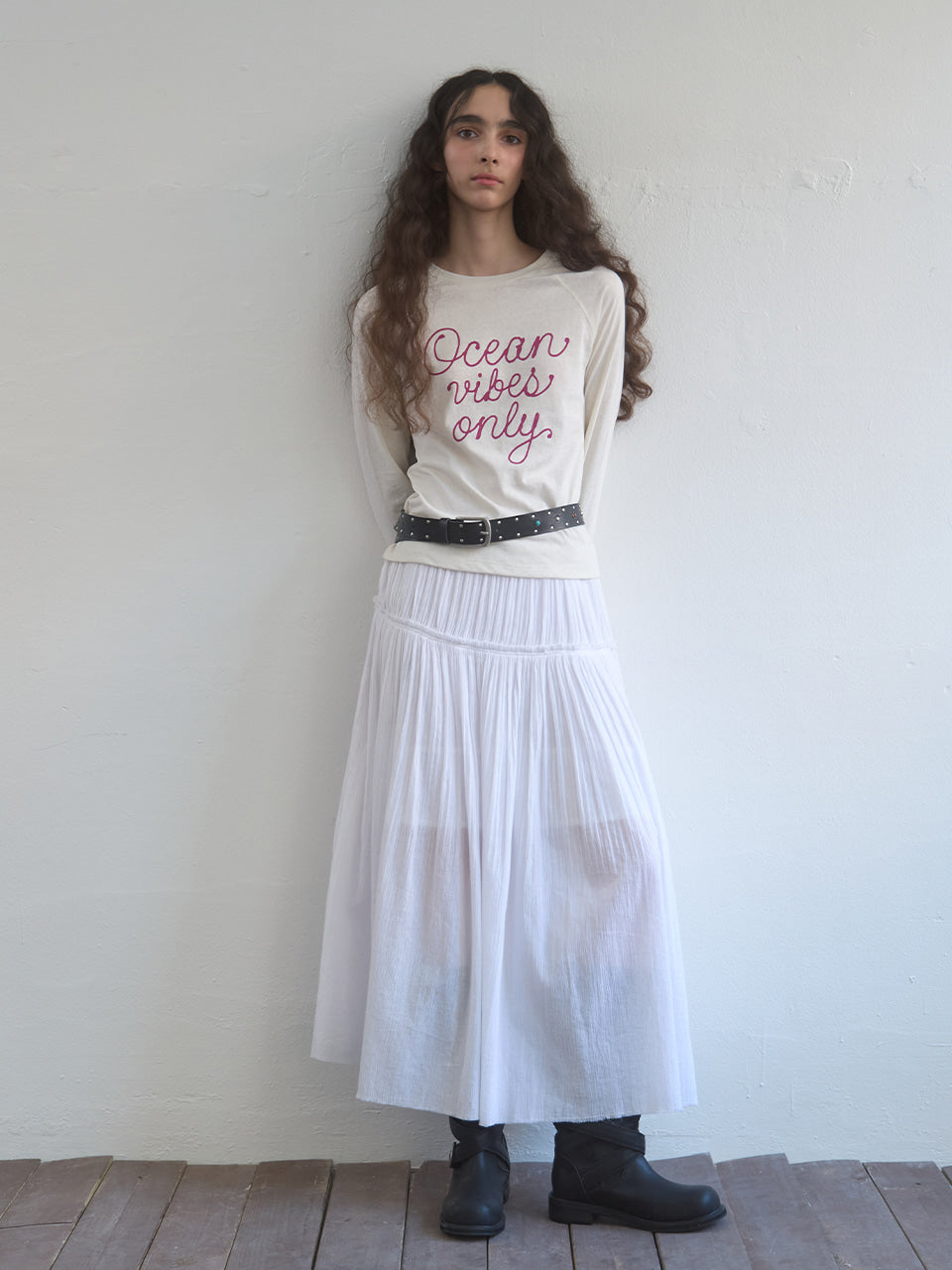 Kijun - Ocean Vibes Tee (Ivory) product image 8 | TRAB K-Fashion Australia