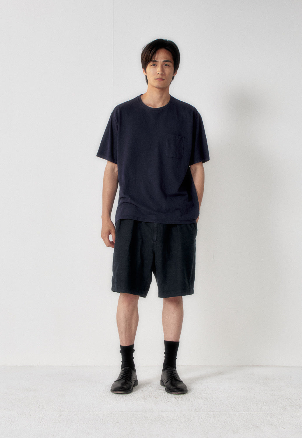 Art if acts - Linen Pocket Tee (Navy) product image 3 | TRAB K-Fashion Australia