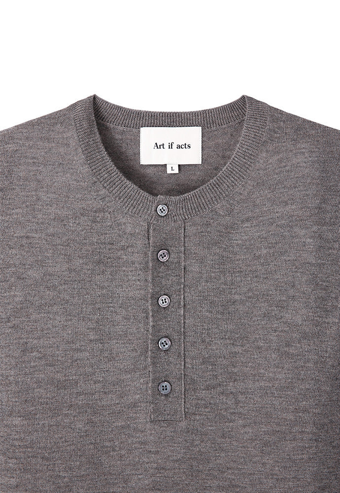 Art if acts - Liam Henley Sweater (Wood Grey) product image 8 | TRAB K-Fashion Australia