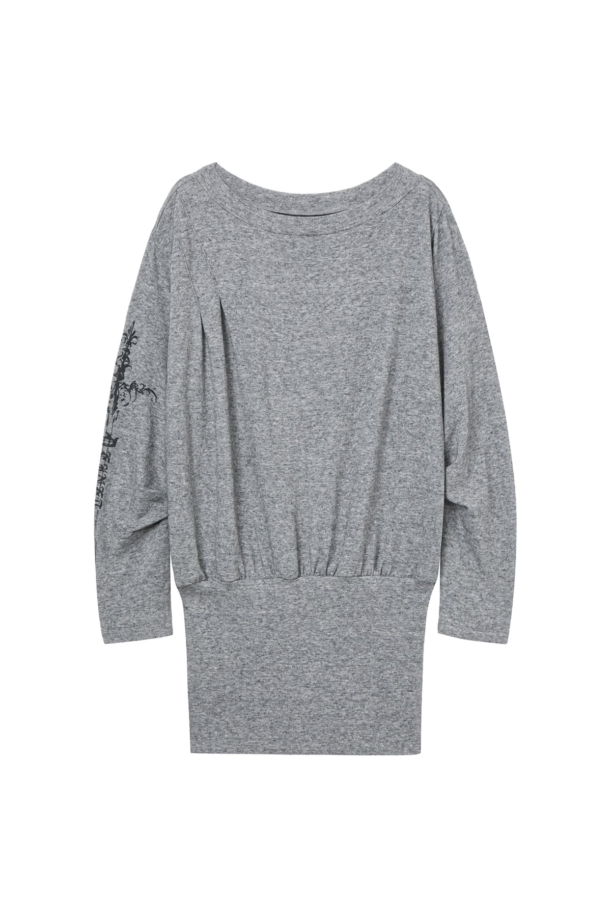 Deinet - Angel Off-Shoulder Dress (Melange Grey) product image 10 | TRAB K-Fashion Australia