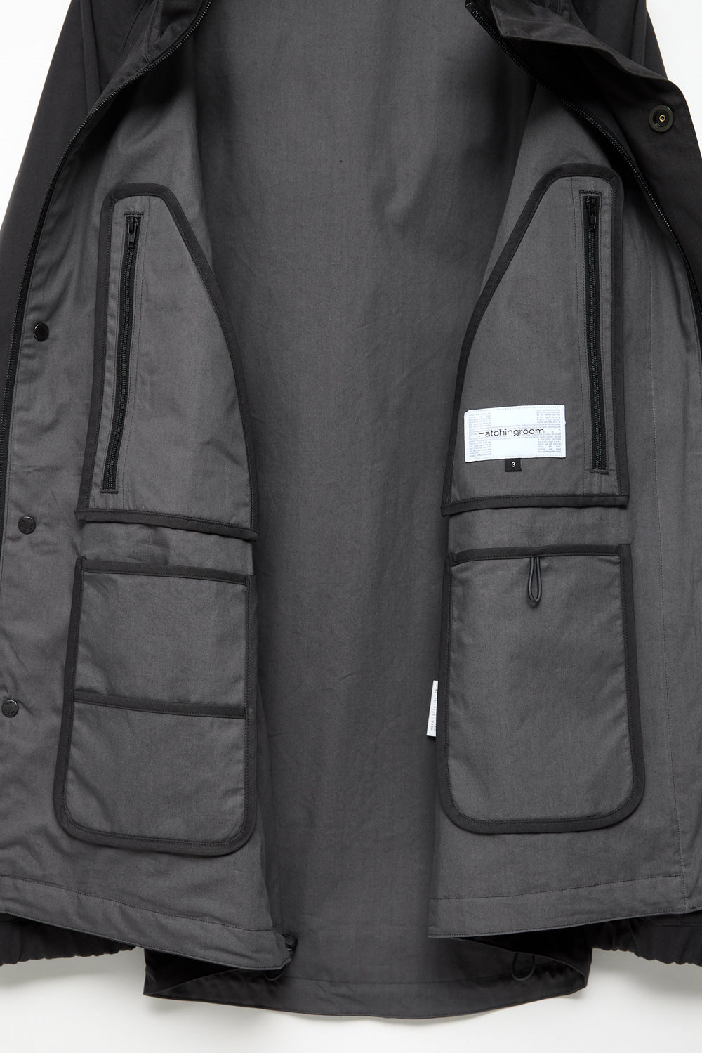 Hatchingroom - Shell Parka (Charcoal) product image 5 | TRAB K-Fashion Australia