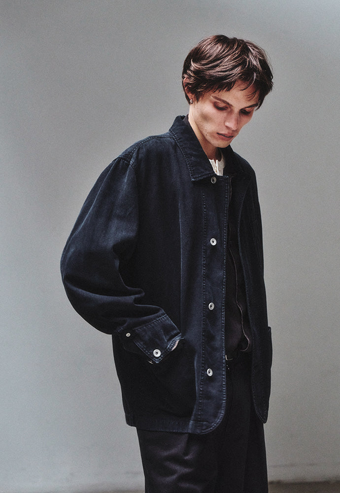 Art if acts - Garment Dyed Western Coverall Jacket (Black) product image 5 | TRAB K-Fashion Australia