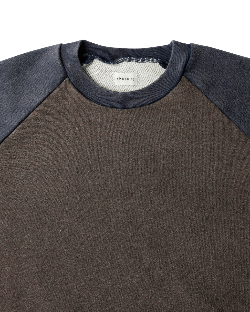 Khakis - 2-Tone Raglan Crewneck (Brown) product image 2 | TRAB K-Fashion Australia