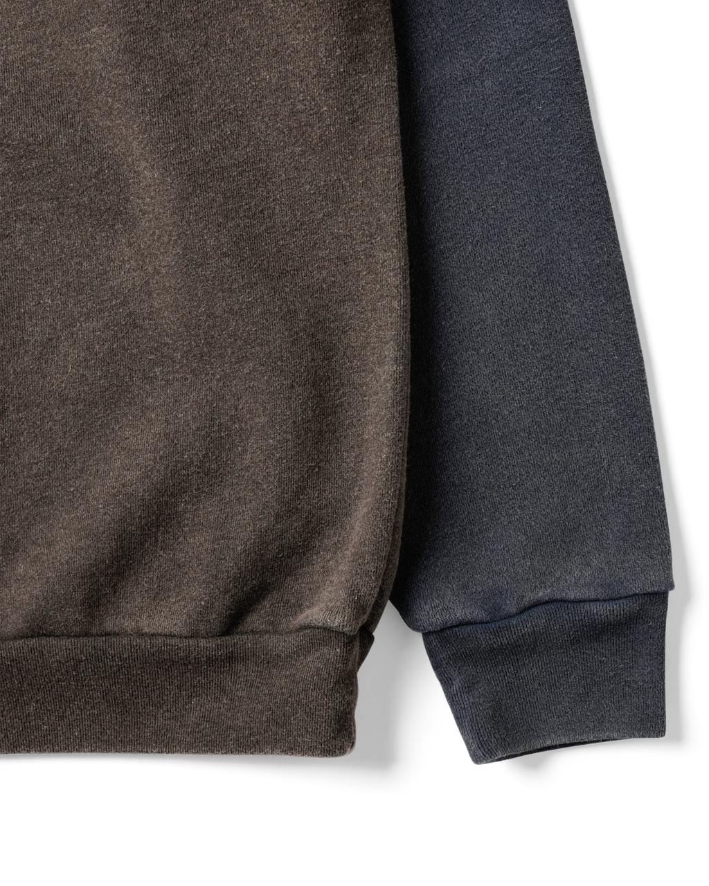Khakis - 2-Tone Raglan Crewneck (Brown) product image 3 | TRAB K-Fashion Australia