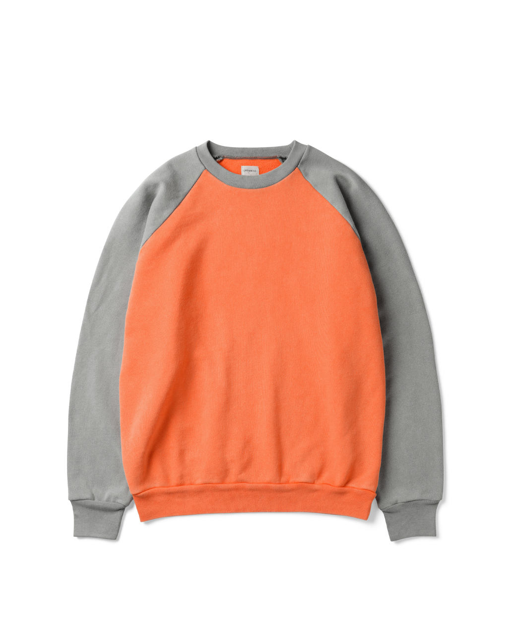 Khakis - 2-Tone Raglan Crewneck (Orange) product image 1 | TRAB K-Fashion Australia